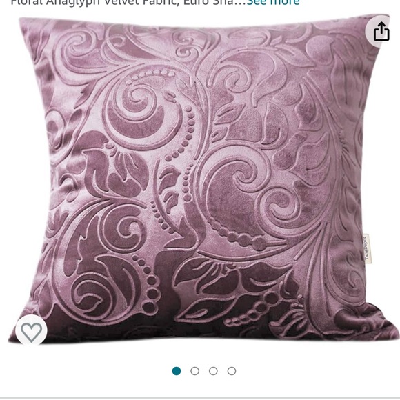 Tangdepot heavy embossed velvet pillow cover - Picture 2 of 7